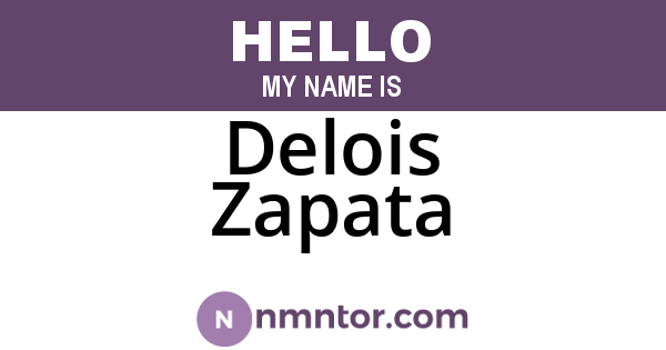 Delois Zapata