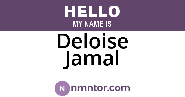 Deloise Jamal