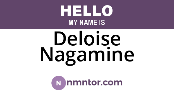 Deloise Nagamine