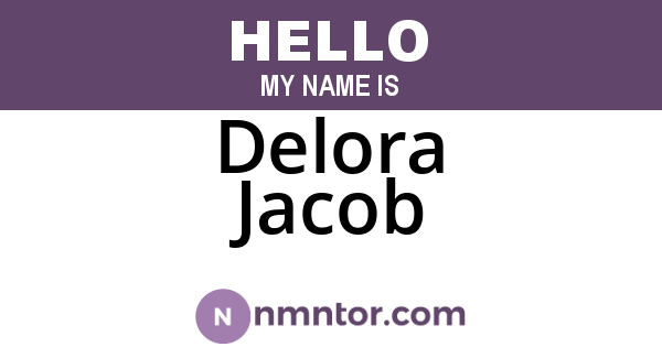 Delora Jacob