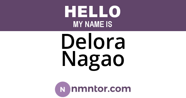 Delora Nagao