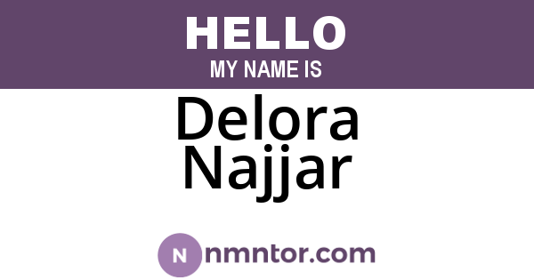 Delora Najjar