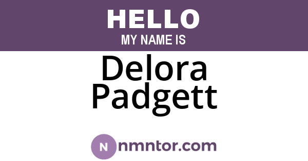 Delora Padgett