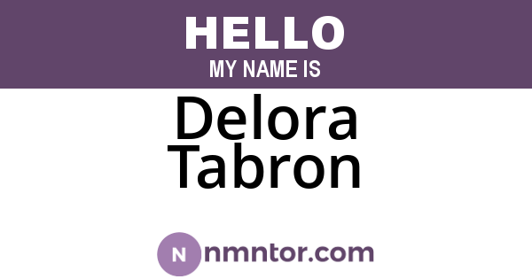 Delora Tabron