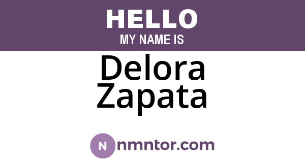 Delora Zapata