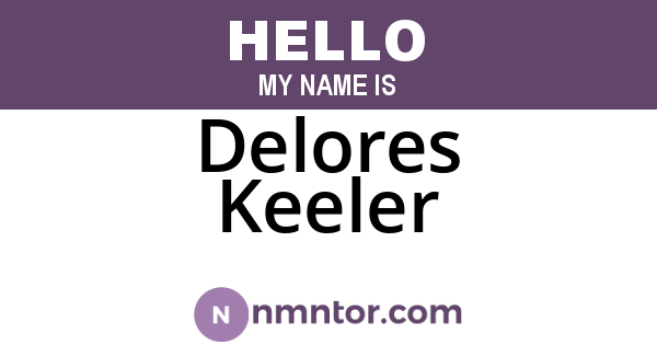 Delores Keeler