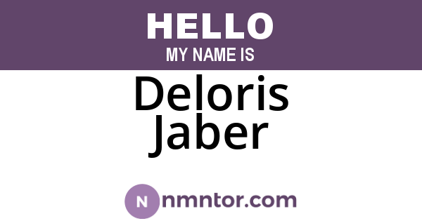 Deloris Jaber