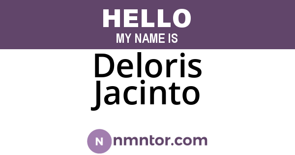 Deloris Jacinto