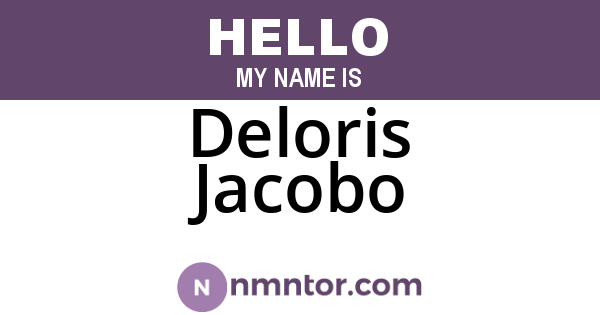 Deloris Jacobo