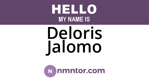 Deloris Jalomo