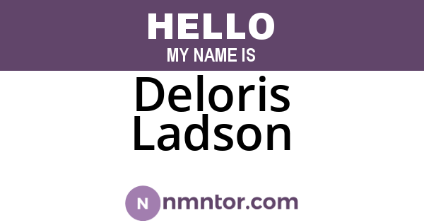 Deloris Ladson