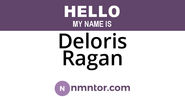 Deloris Ragan