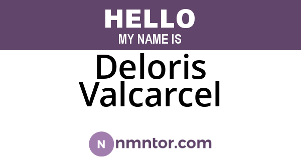 Deloris Valcarcel