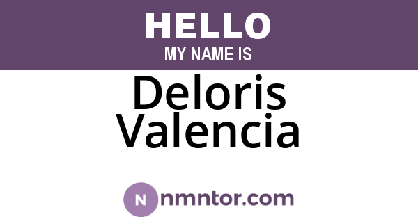 Deloris Valencia