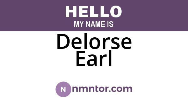 Delorse Earl