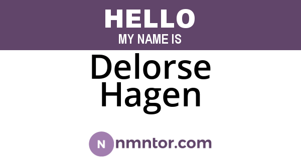 Delorse Hagen