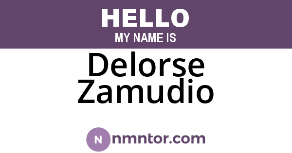 Delorse Zamudio