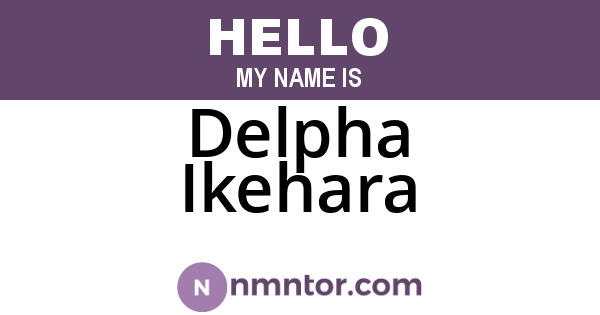 Delpha Ikehara