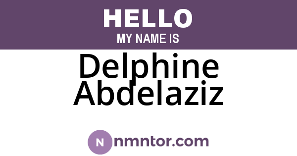 Delphine Abdelaziz