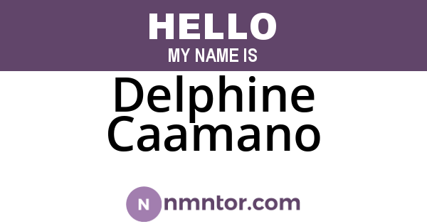 Delphine Caamano