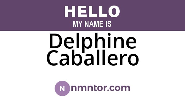 Delphine Caballero