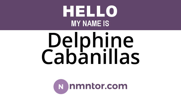 Delphine Cabanillas