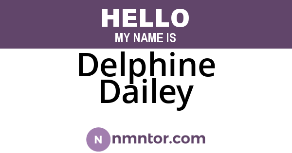 Delphine Dailey