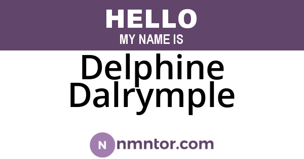 Delphine Dalrymple