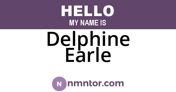 Delphine Earle