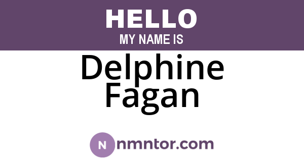 Delphine Fagan