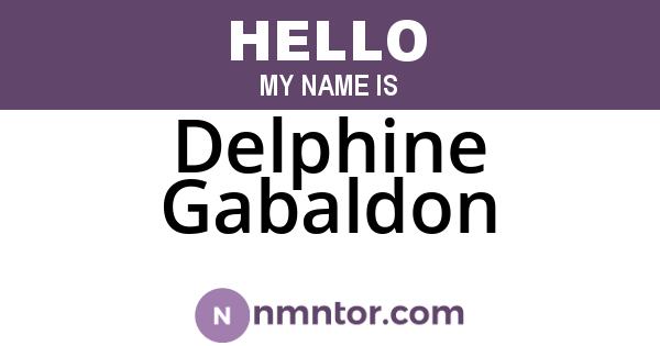 Delphine Gabaldon