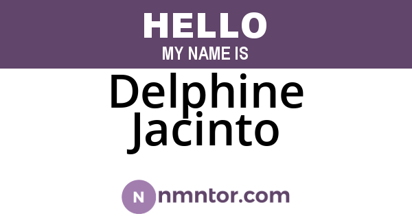 Delphine Jacinto