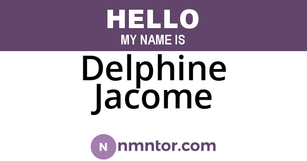 Delphine Jacome
