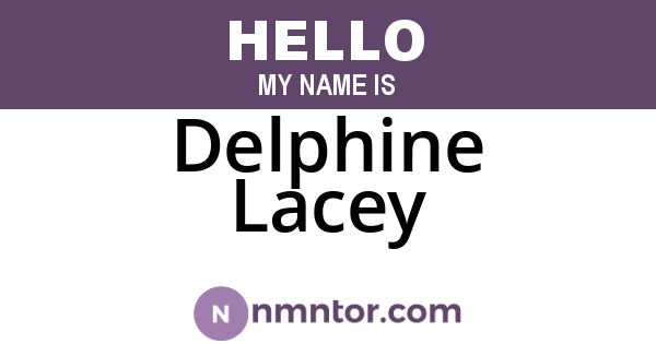 Delphine Lacey