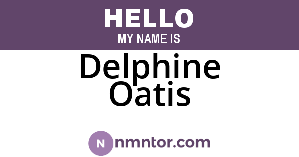 Delphine Oatis