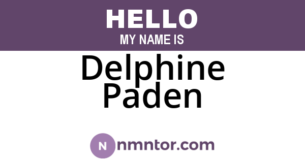 Delphine Paden