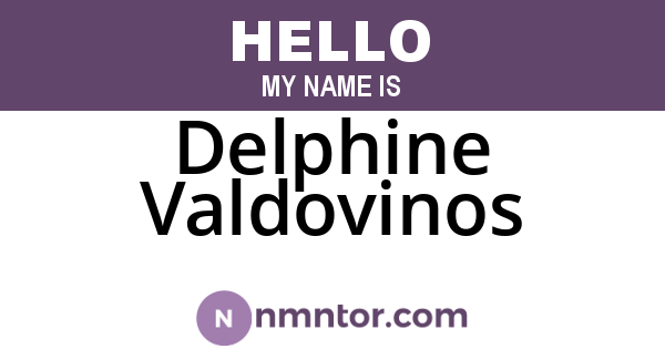 Delphine Valdovinos