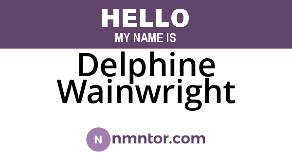 Delphine Wainwright