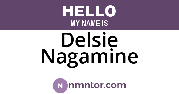Delsie Nagamine
