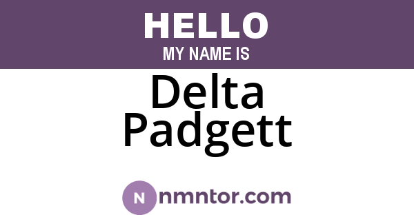 Delta Padgett