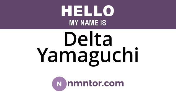 Delta Yamaguchi