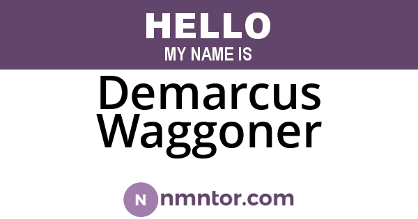 Demarcus Waggoner