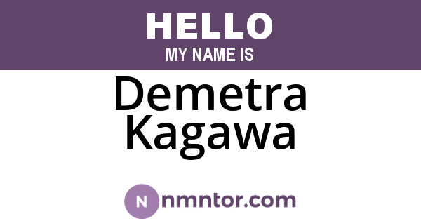 Demetra Kagawa