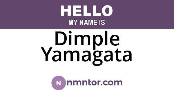 Dimple Yamagata