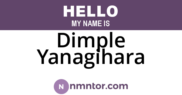 Dimple Yanagihara