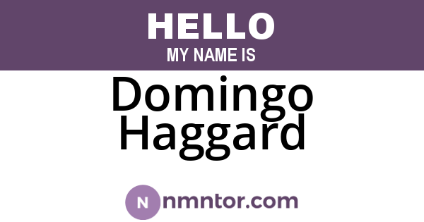 Domingo Haggard