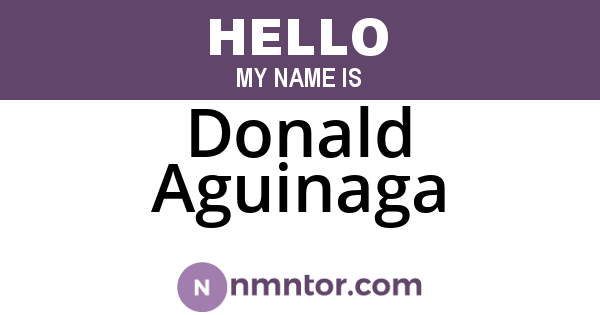 Donald Aguinaga