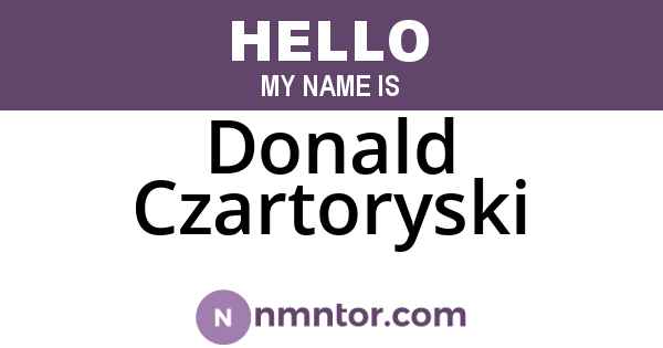 Donald Czartoryski