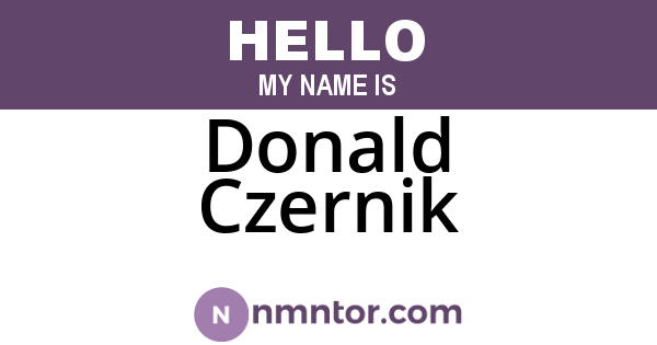 Donald Czernik
