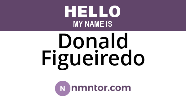 Donald Figueiredo